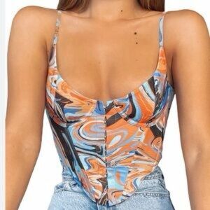 White Fox Something About You Corset Top